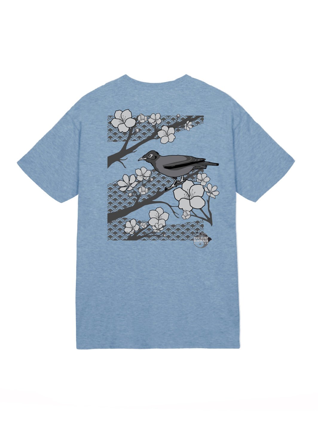 T&C Surf Designs T&C Surf Pua Myna Jersey Tee, Heather Indigo / S