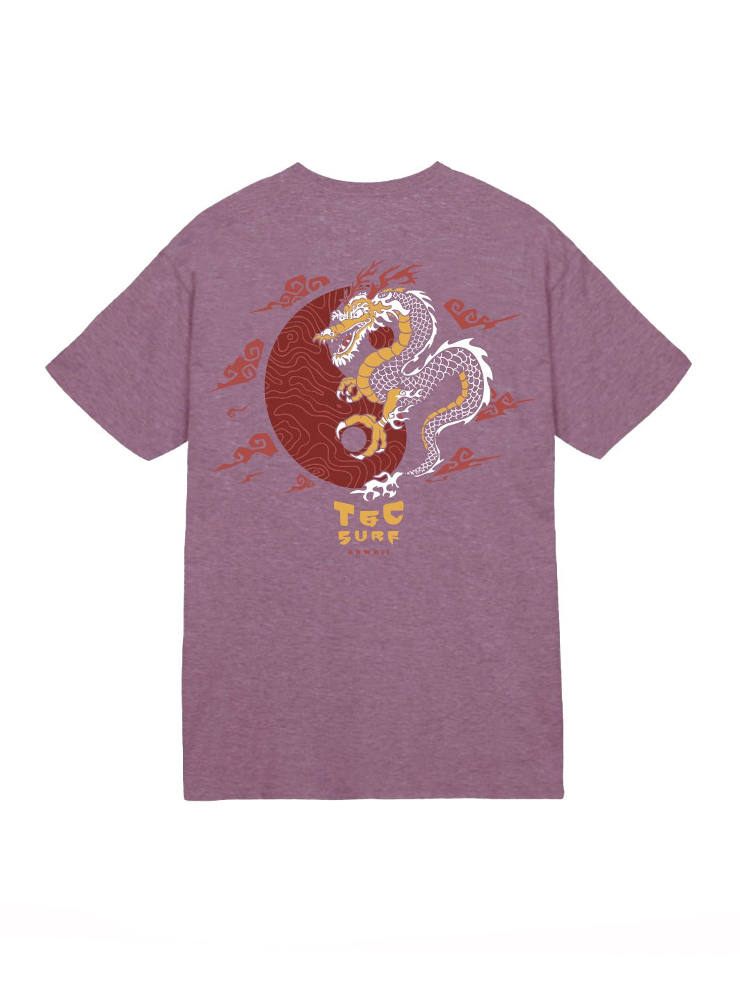 T&C Surf Designs T&C Surf Serpent Moon Jersey Tee, Heather Maroon / S