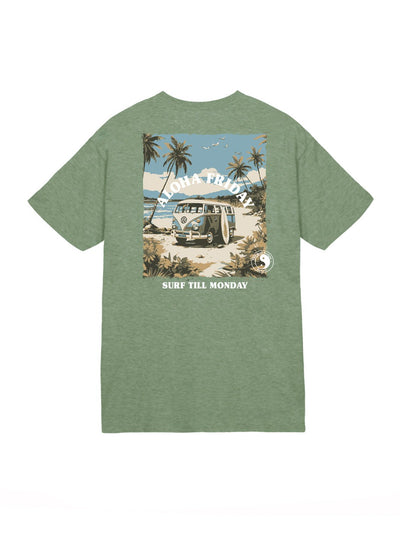 T&C Surf Designs T&C Surf PTO Jersey Tee, Heather Military / S