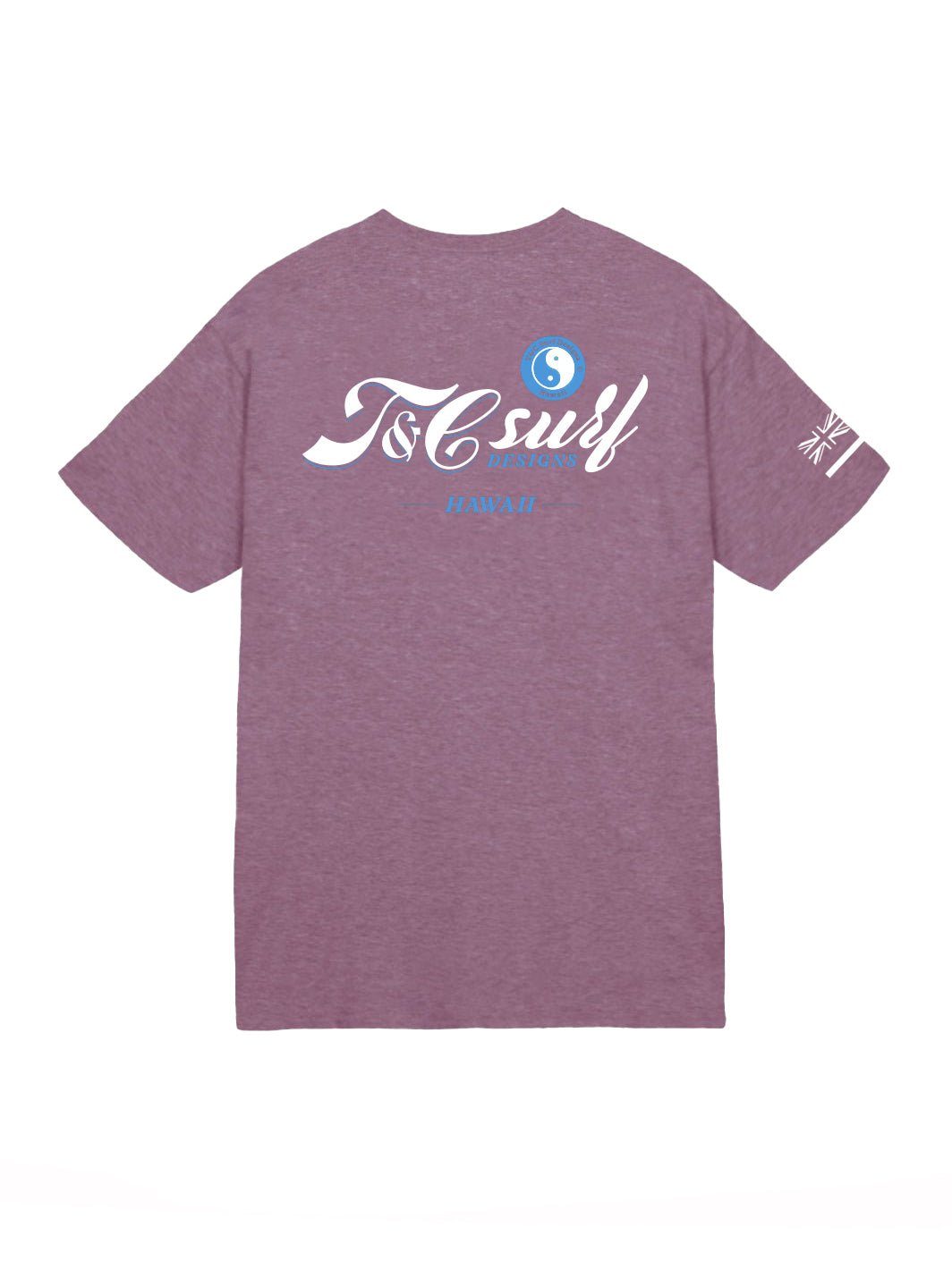 T&C Surf Designs T&C Surf Signature Jersey Tee, Heather Maroon / S