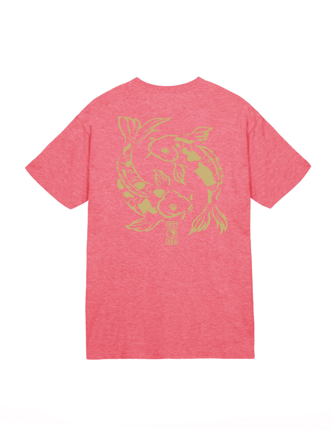 T&C Surf Designs Penned Koi Jersey Tee, Heather Red / S