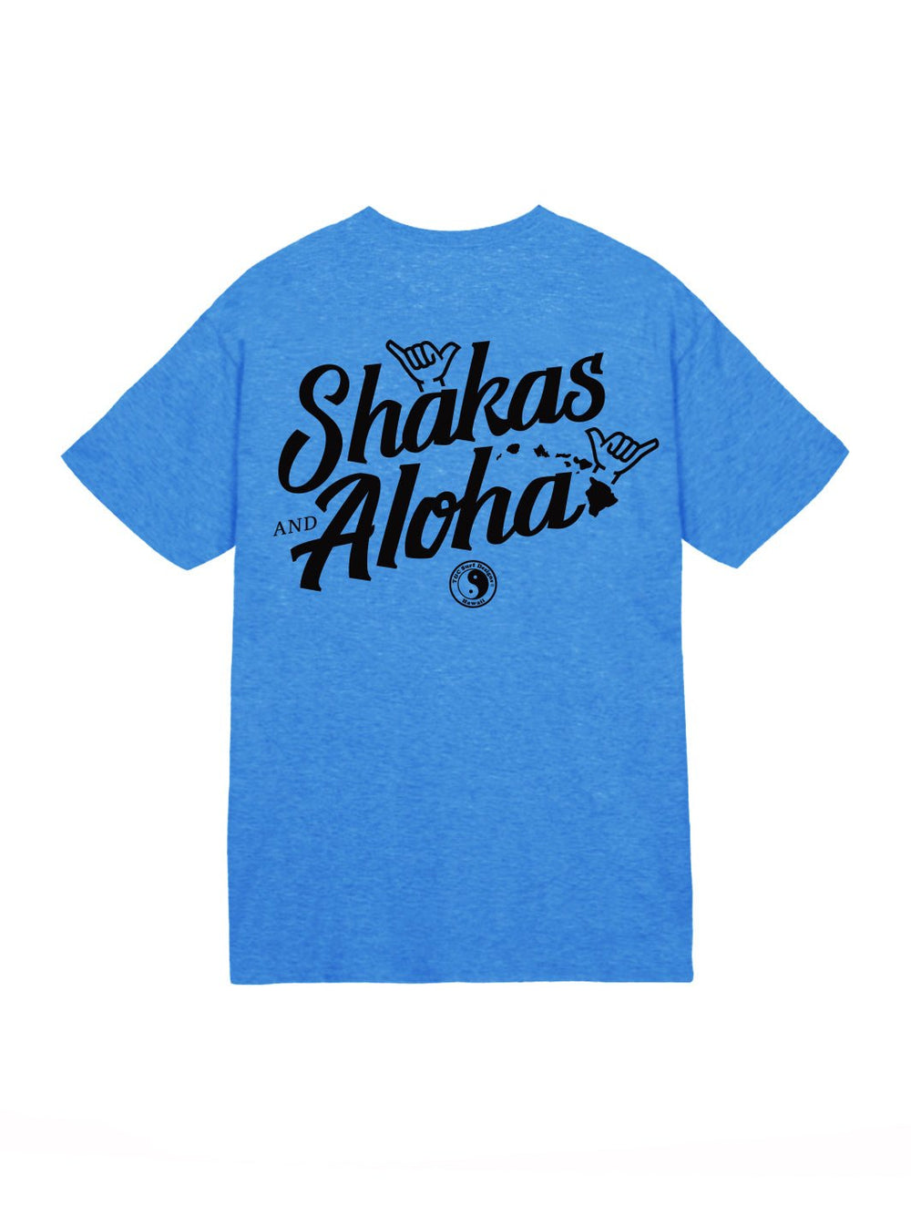 T&C Surf Designs Shakas and Aloha Jersey Tee, Heather Royal / S