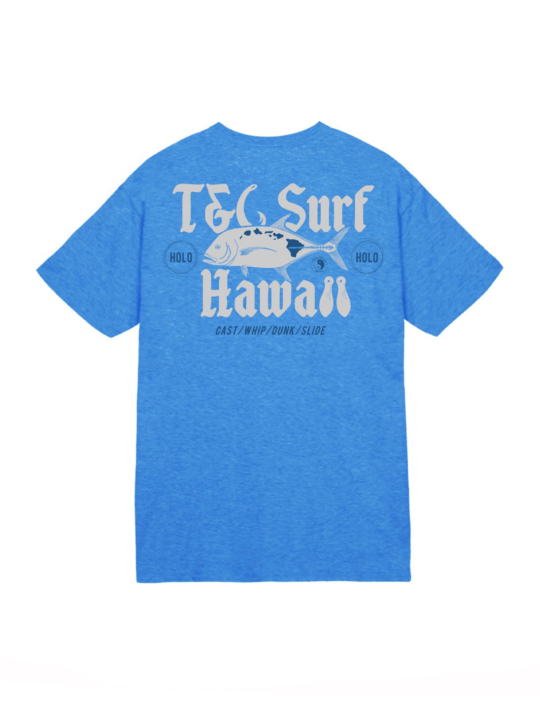 T&C Surf Designs Weekend Vibes Jersey Tee, Heather Royal / S