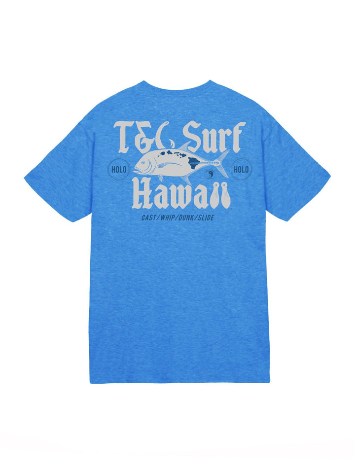 T&C Surf Designs Weekend Vibes Jersey Tee, Heather Royal / S