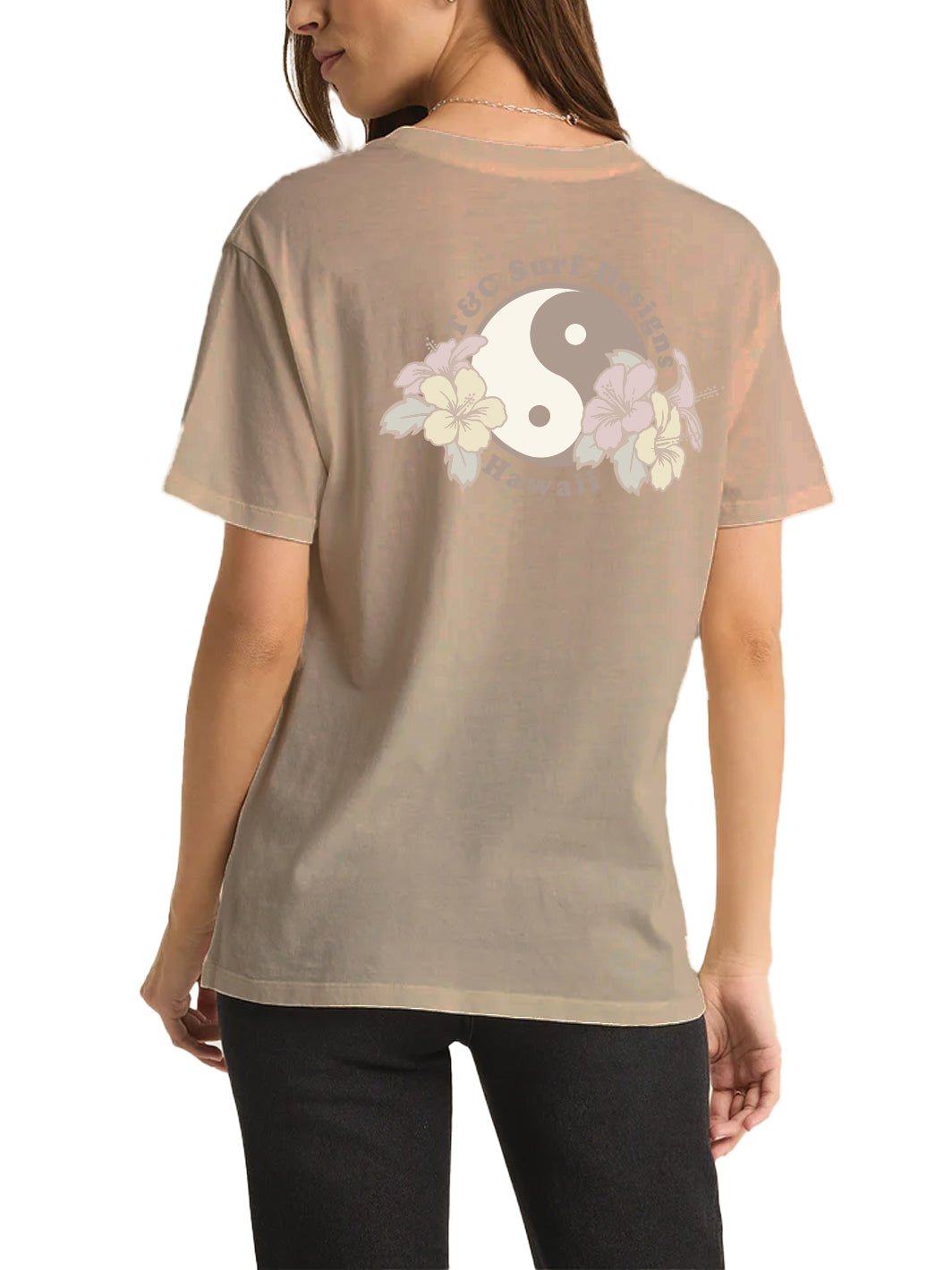 Hibiscus Bunch Boyfriend Tee