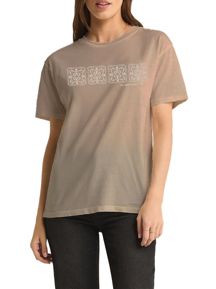 Quilt Band Boyfriend Tee
