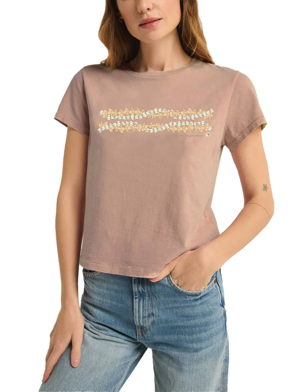 Lei Twist Tourist Tee - T&C Surf Designs