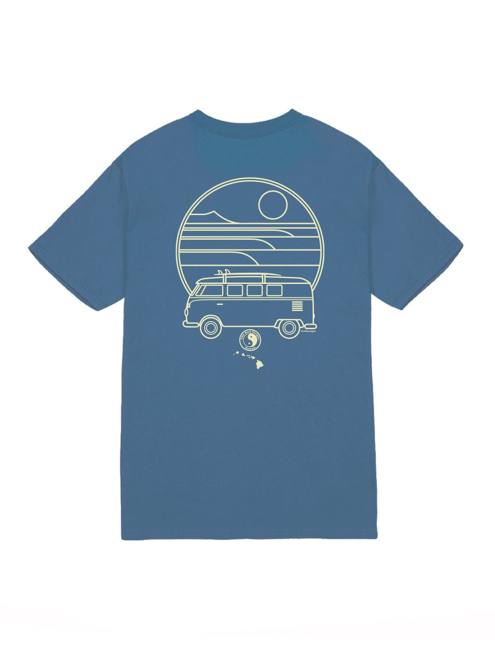 T&C Surf Designs Line Bus Volkswagen® Jersey Tee, Indigo / S