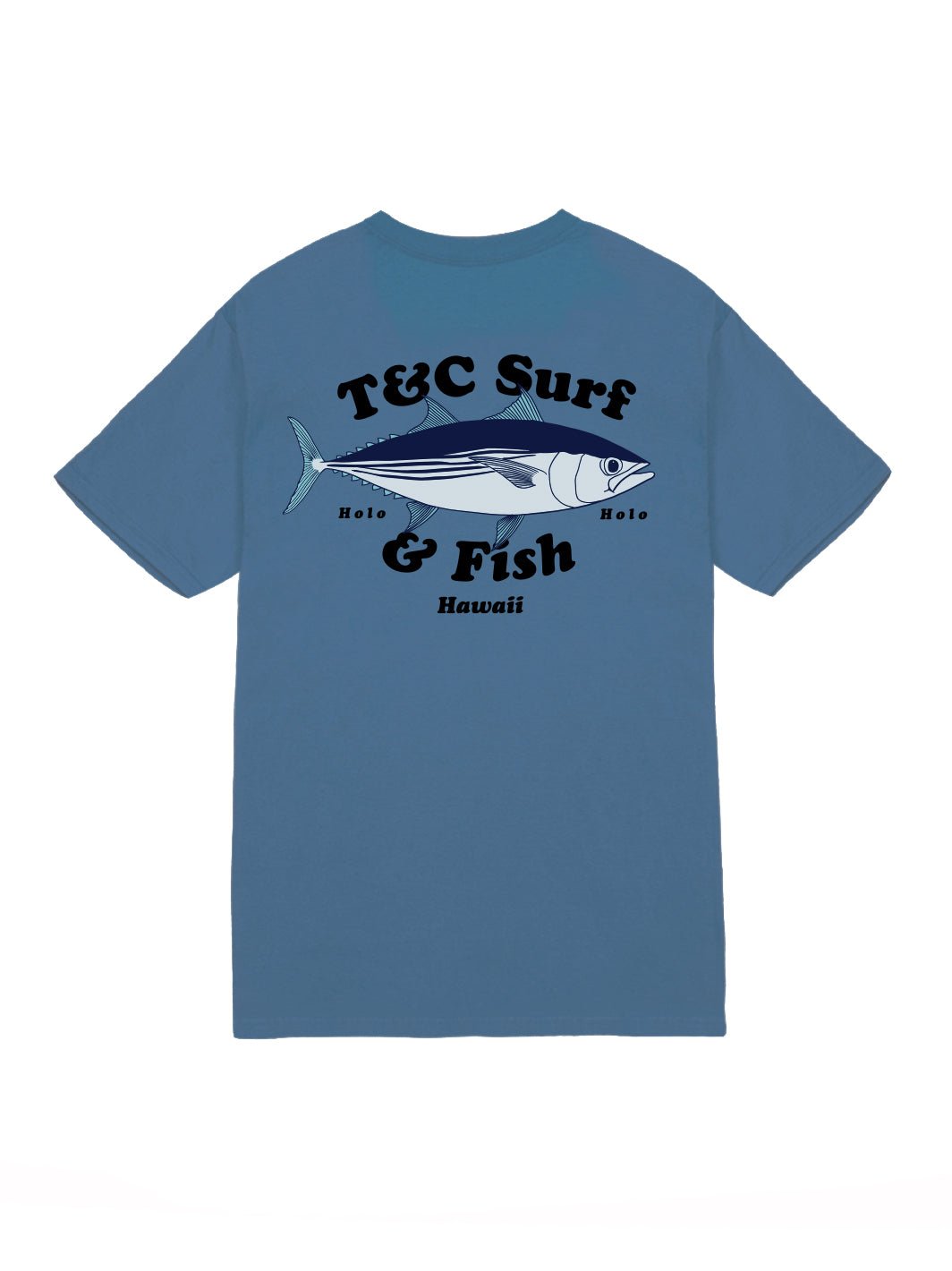 T&C Surf Designs Holo Holo Tuna Jersey Tee, Indigo / S