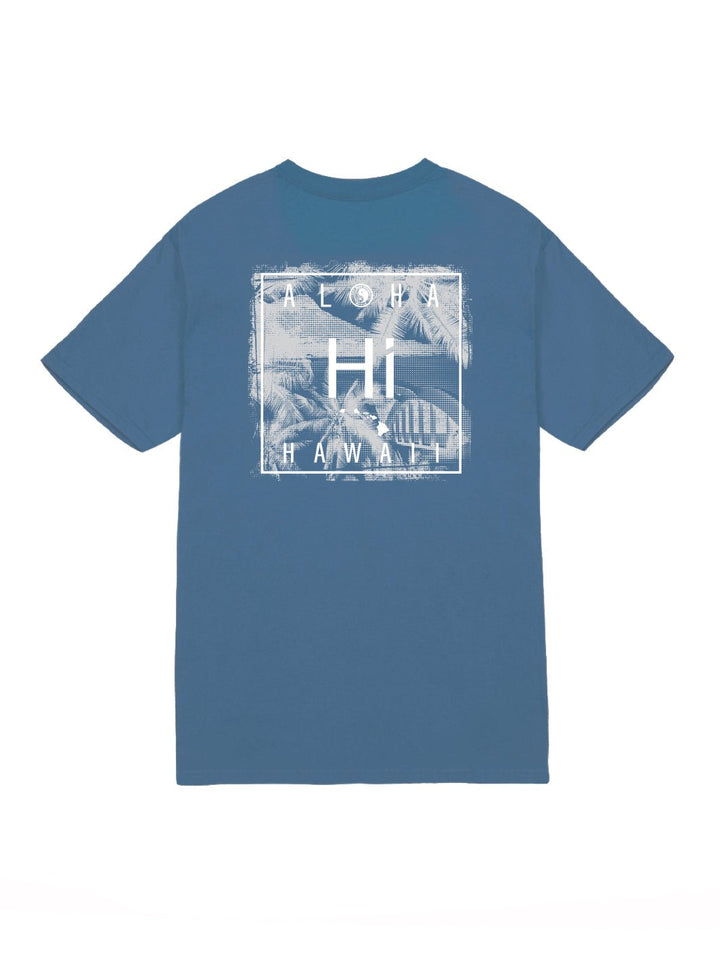 T&C Surf Designs Tone Scenic Square Jersey Tee, Indigo / S