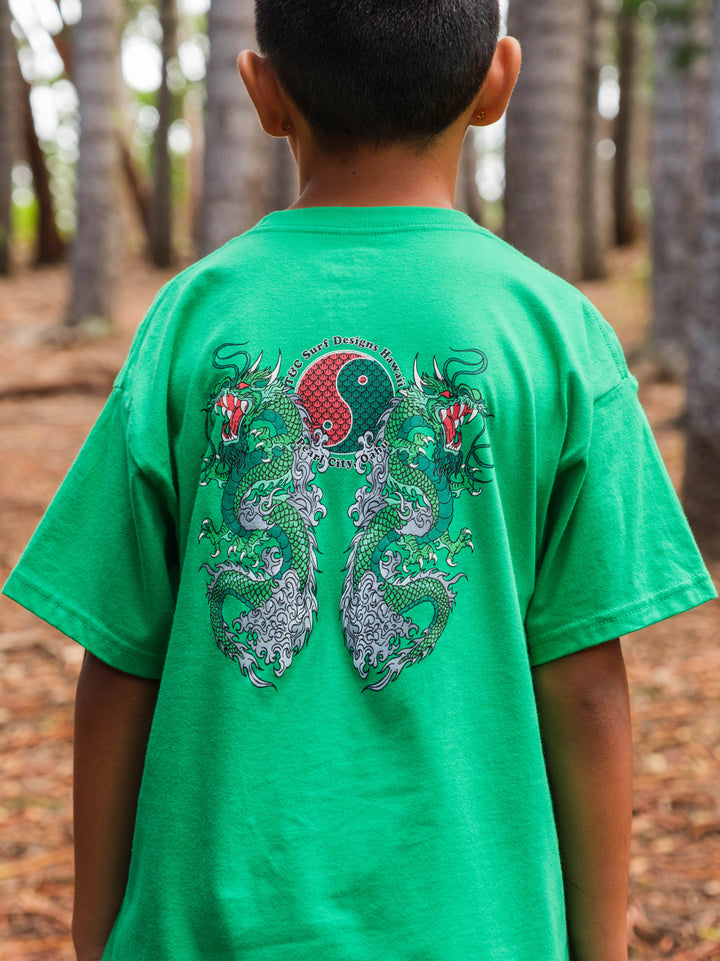 T&C Surf Designs Kids Double Dragon Tee,