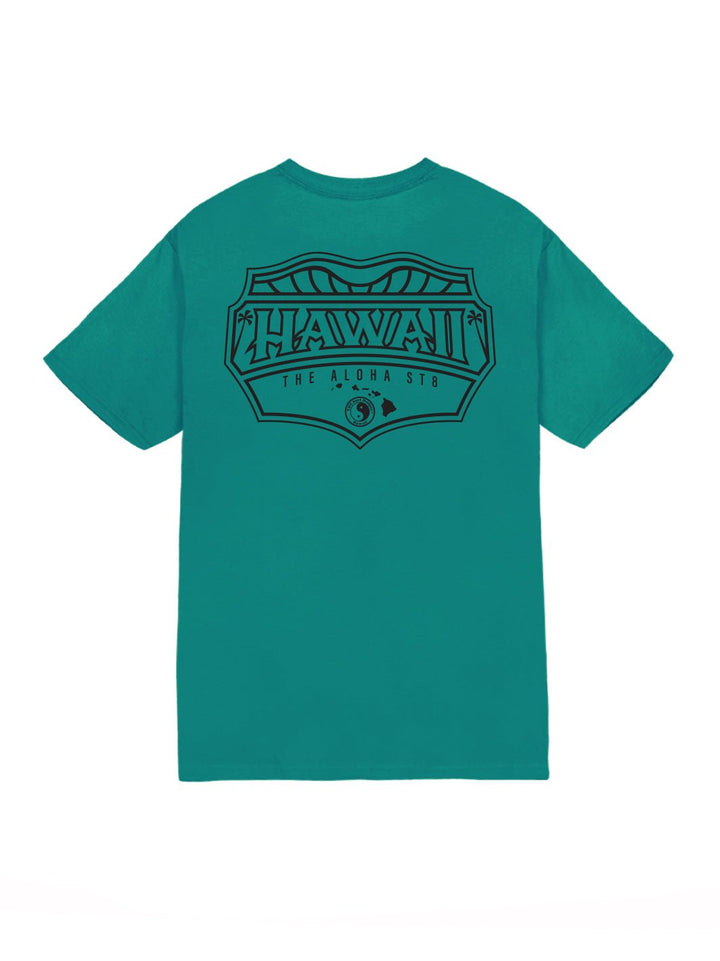 Hawaii Wave Shield Jersey Tee