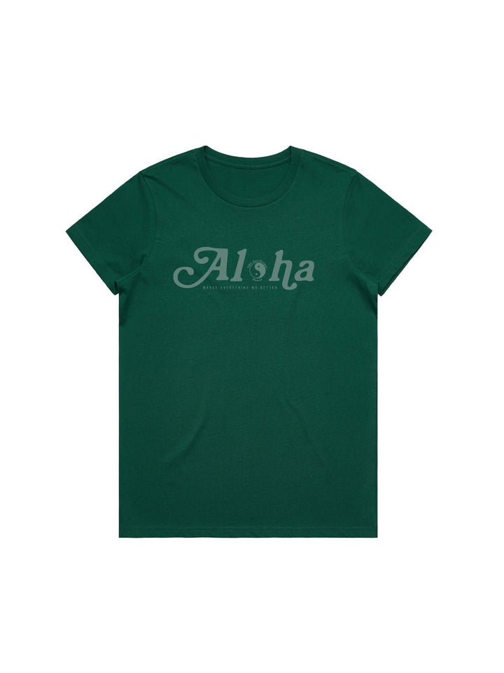 Straight Aloha Maple Tee - T&C Surf Designs