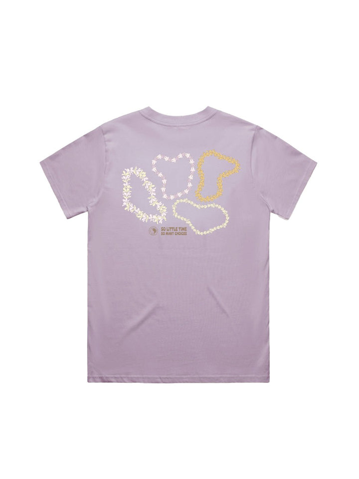 T&C Surf Designs More Lei Classic Tee, Lavender / XS