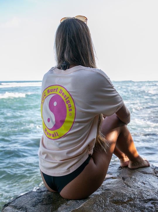 T&C Surf Europe Loose Yin Yang Logo Tee – T&C Surf Designs