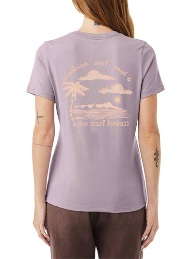 T&C Surf Designs T&C Surf Sunny Days Relax Tee, Lite Violet / S