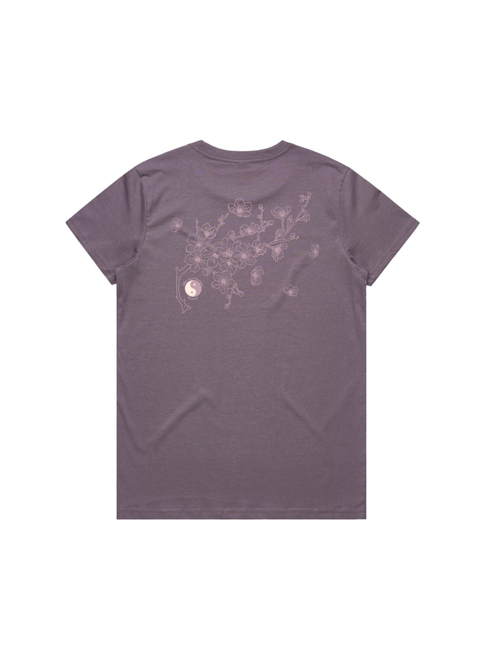 T&C Surf Designs Sakura Branch Maple Tee, Mauve / XS