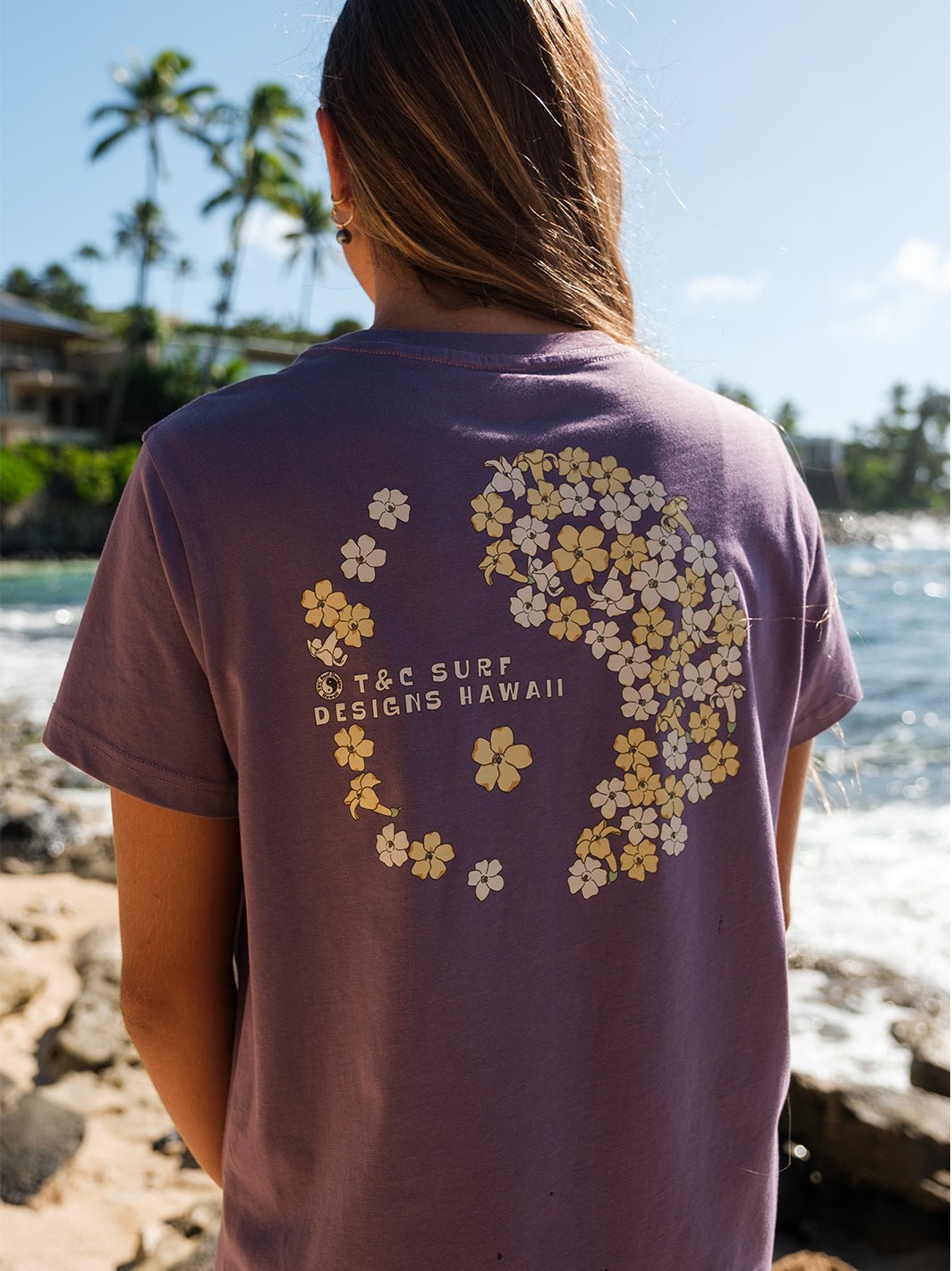 Puakenikeni Logo Maple Tee - T&C Surf Designs