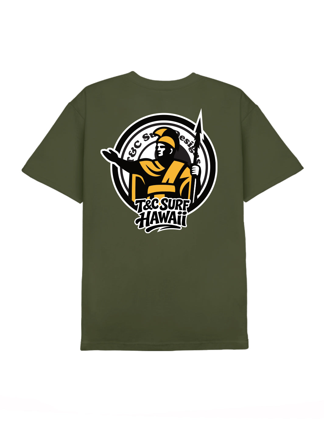 T&C Surf Designs Kings Court Tee, Military / S