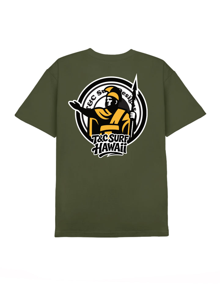 T&C Surf Designs Kings Court Tee, Military / S