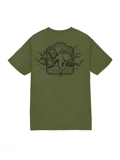 T&C Surf Designs T&C Surf Smoke Em Tako Jersey Tee, Military Green / S