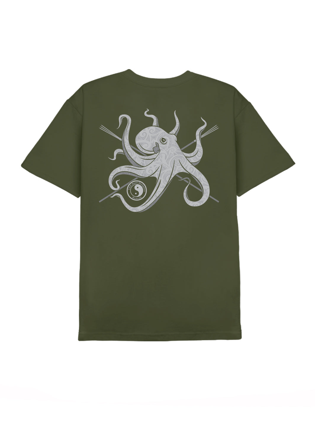 T&C Surf Designs Maori Tako Tee, Military Green / S