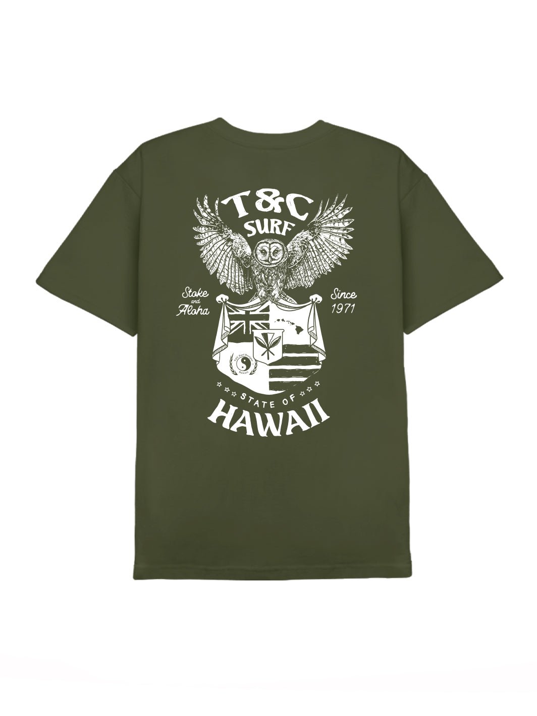 Pueo Tee - T&C Surf Designs