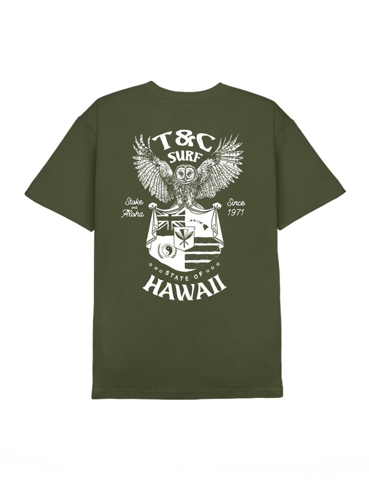 Pueo Tee - T&C Surf Designs