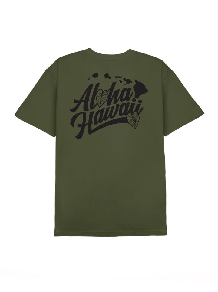 T&C Surf Designs Aloha Kalo Tee, Military / S
