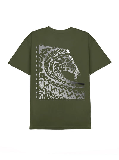 T&C Surf Designs T&C Surf Kakau Crash Tee, Military / S