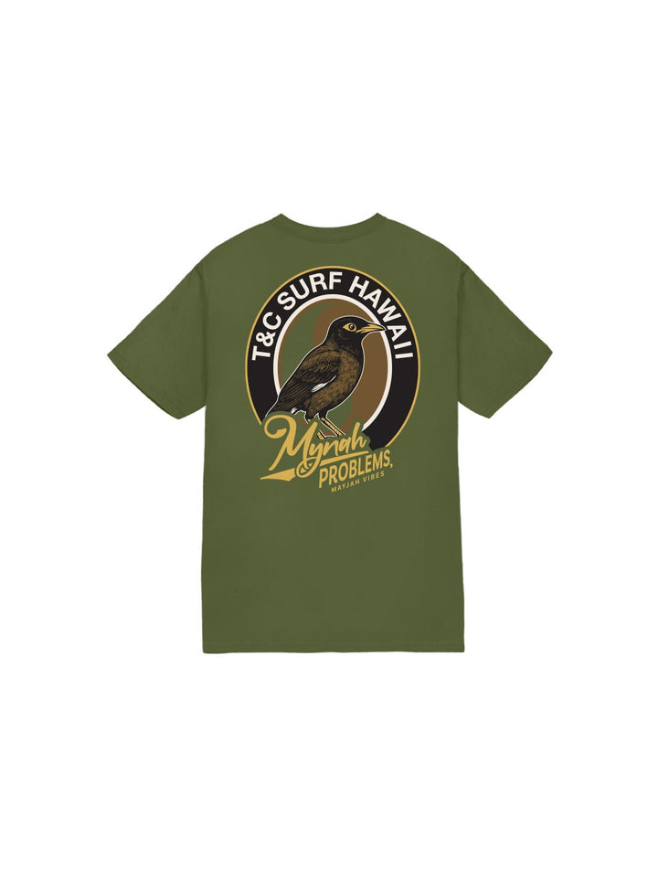 T&C Surf Designs Kids May Jah Vibes Tee, Military / XS