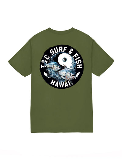 T&C Surf Twin Fin Jersey Tee - T&C Surf Designs