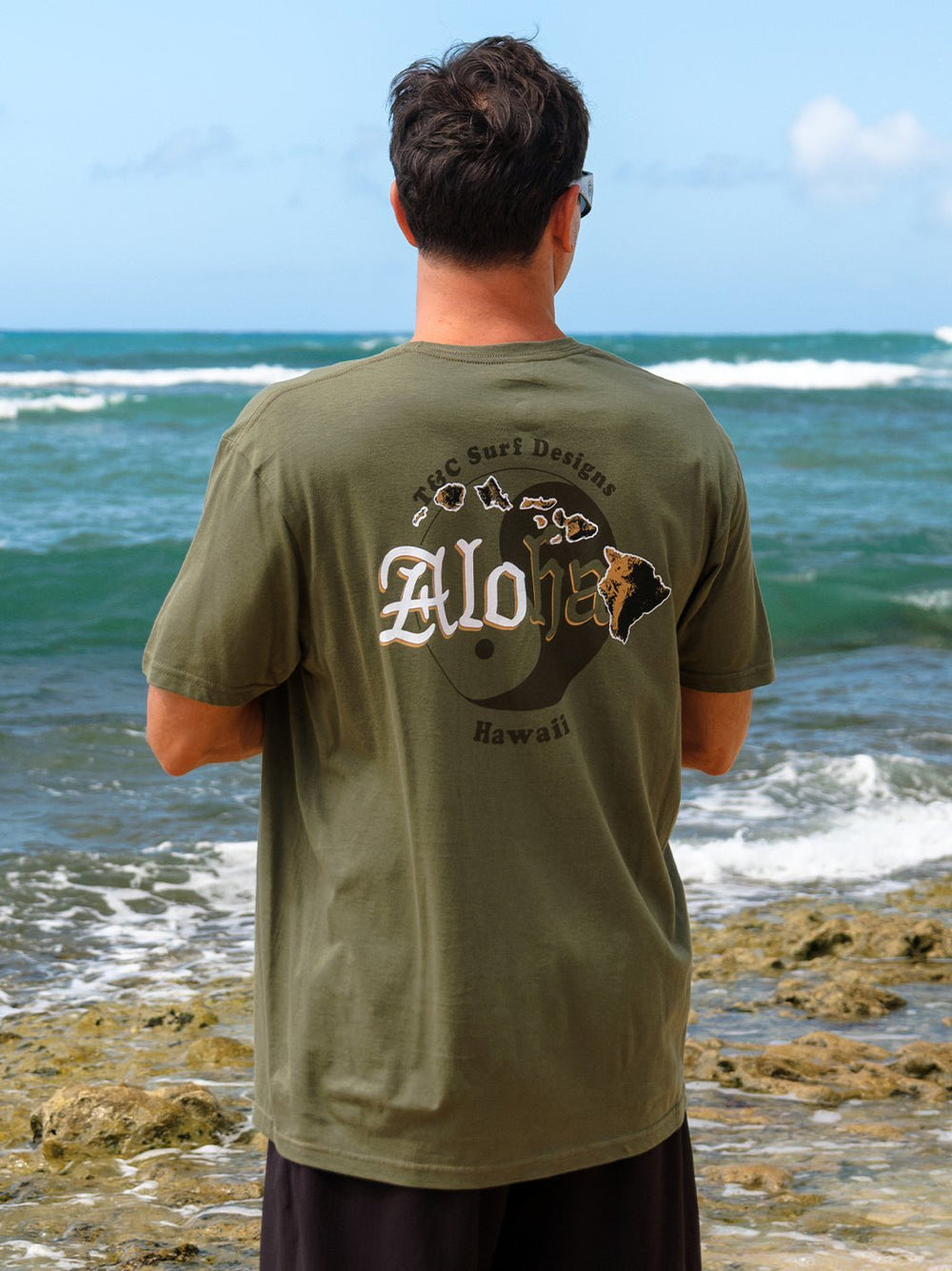 T&C Surf Designs Aloha Island Jersey Tee,