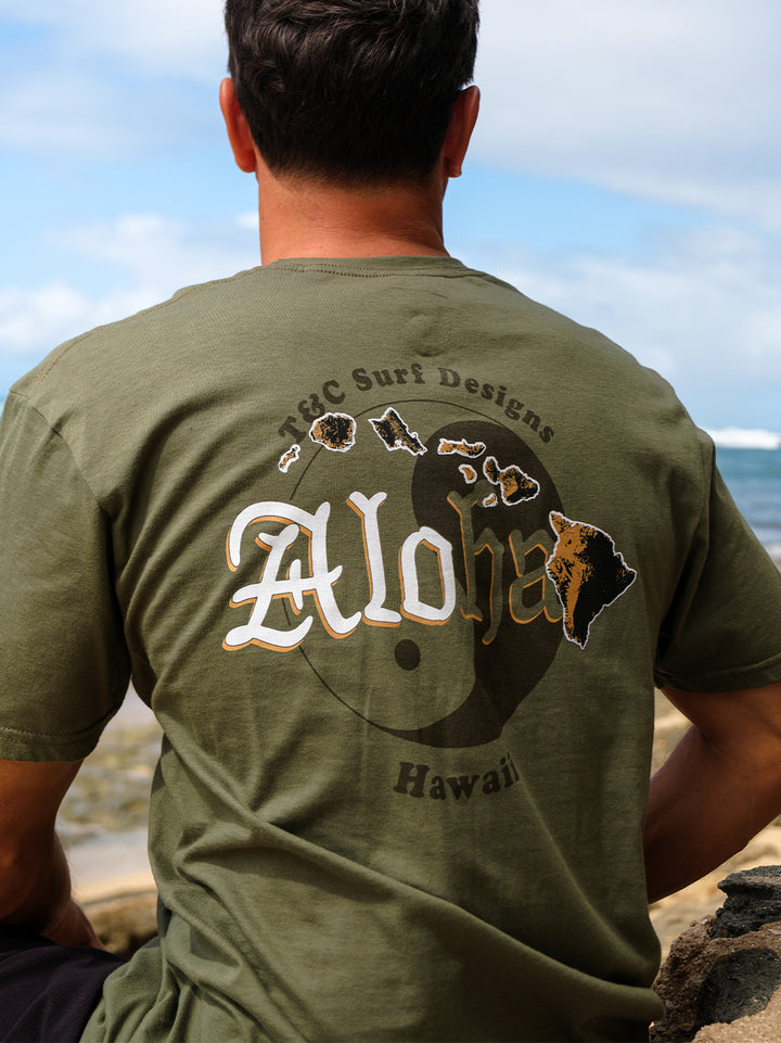 T&C Surf Designs Aloha Island Jersey Tee,