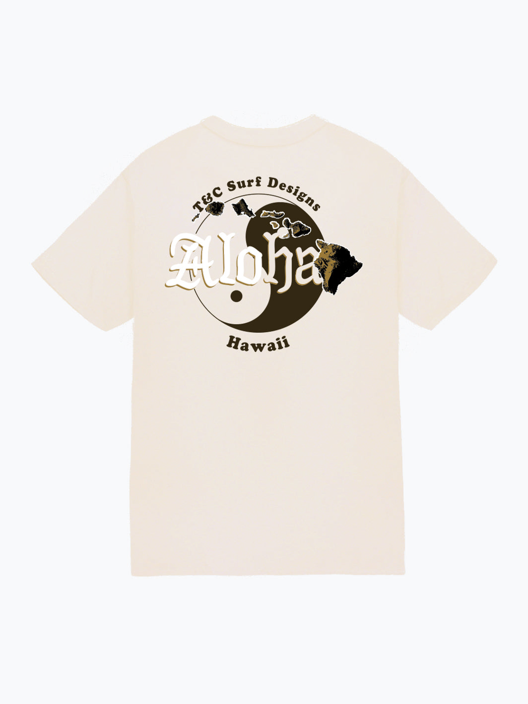 T&C Surf Designs Aloha Island Jersey Tee, Natural / S