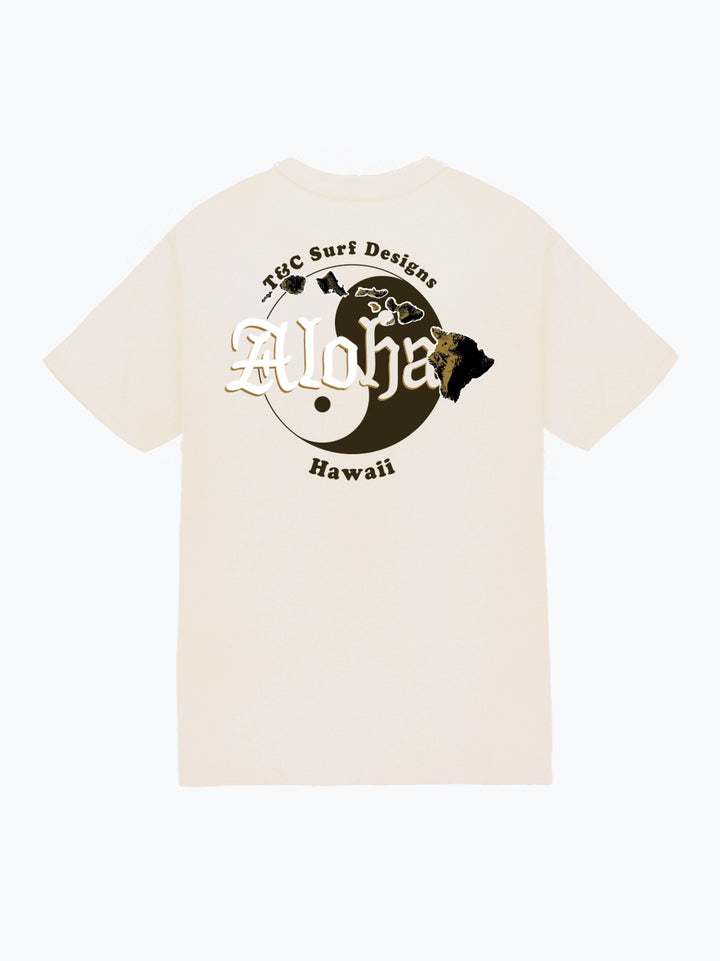 T&C Surf Designs Aloha Island Jersey Tee, Natural / S