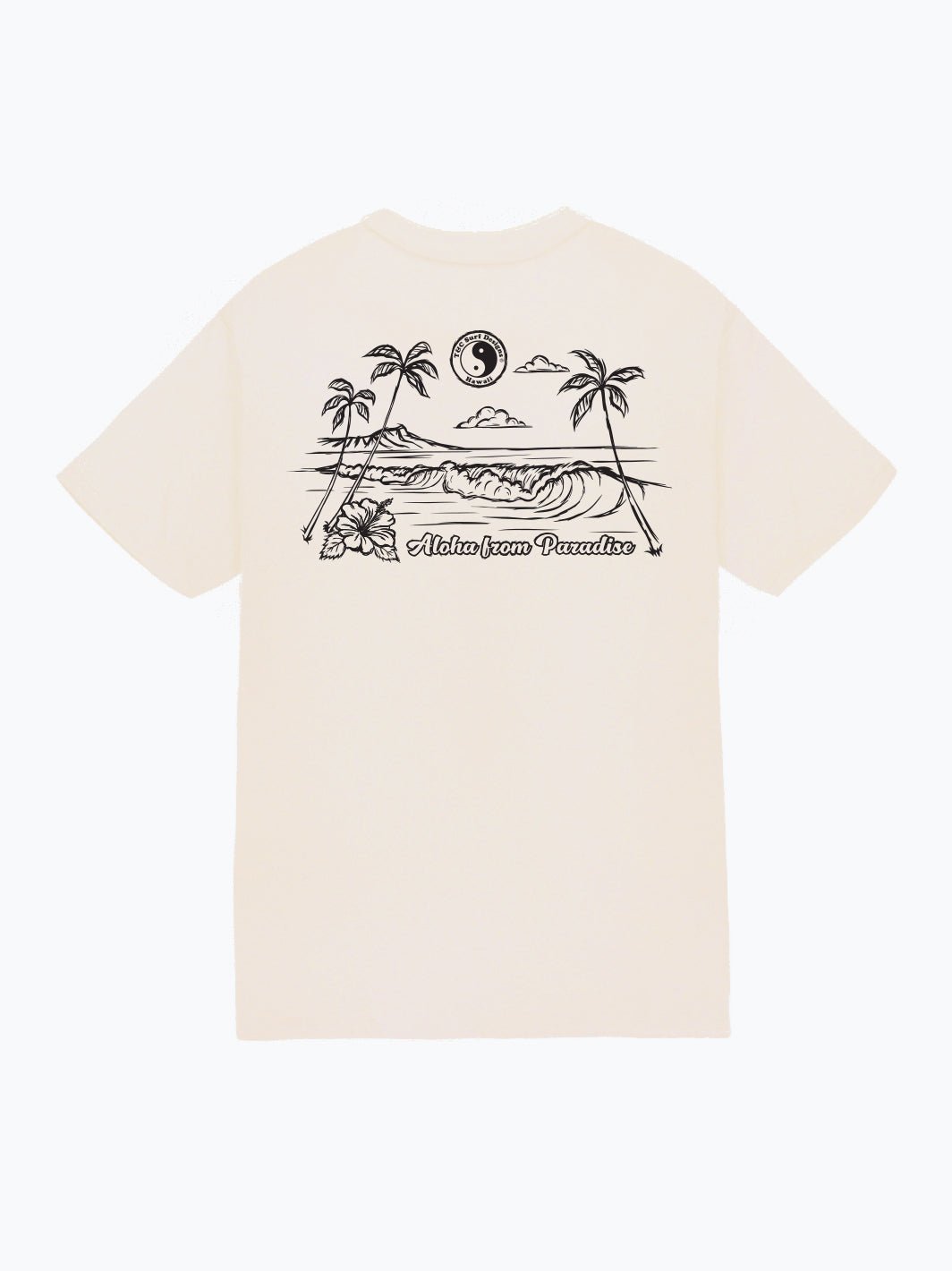 Sketch Diamond Head Wave Jersey Tee