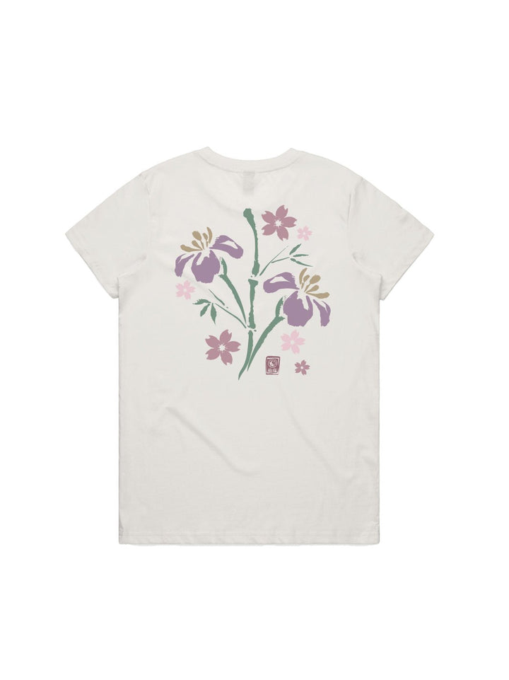 T&C Surf Designs Hana Sumie Maple Tee, Natural / S