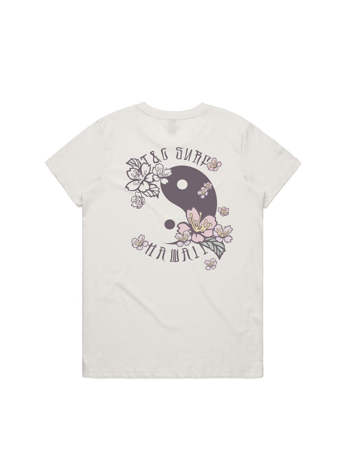 T&C Surf Designs Big Sakura Maple Tee, Natural / XS