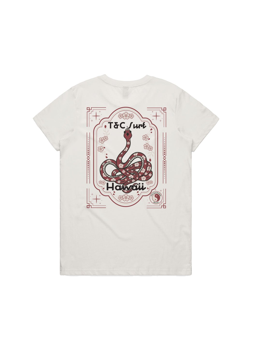 Snake Sakura Maple Tee - T&C Surf Designs