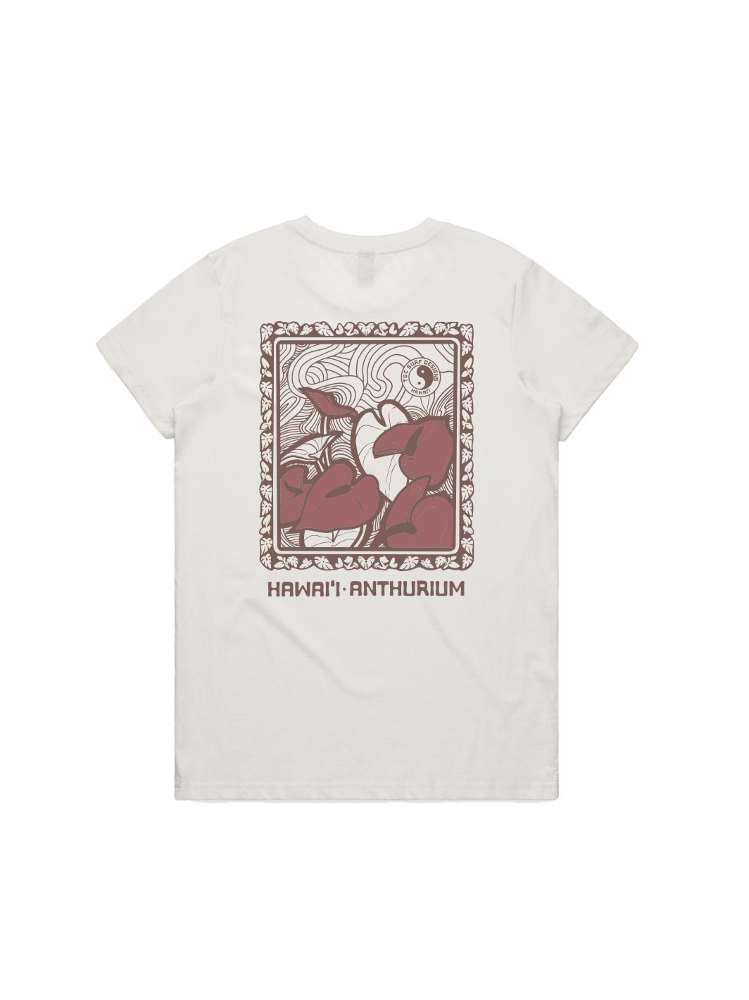 Field of Anthuriums Maple Tee - T&C Surf Designs
