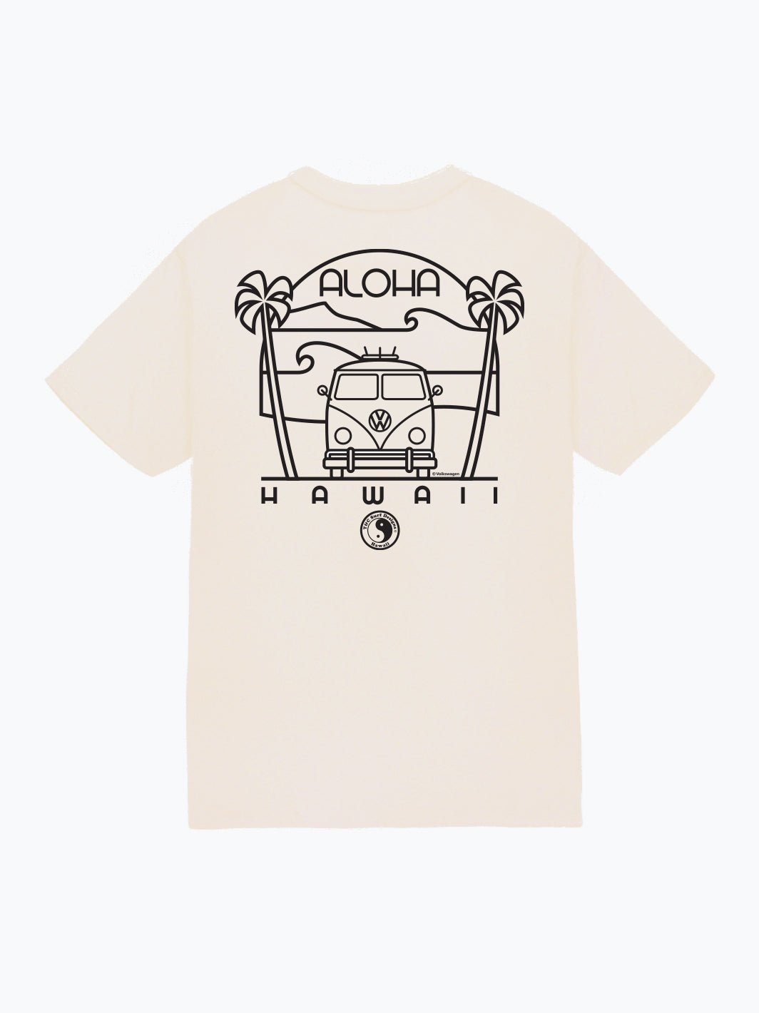 Scenic Simple Bus Volkswagen® Jersey Tee - T&C Surf Designs