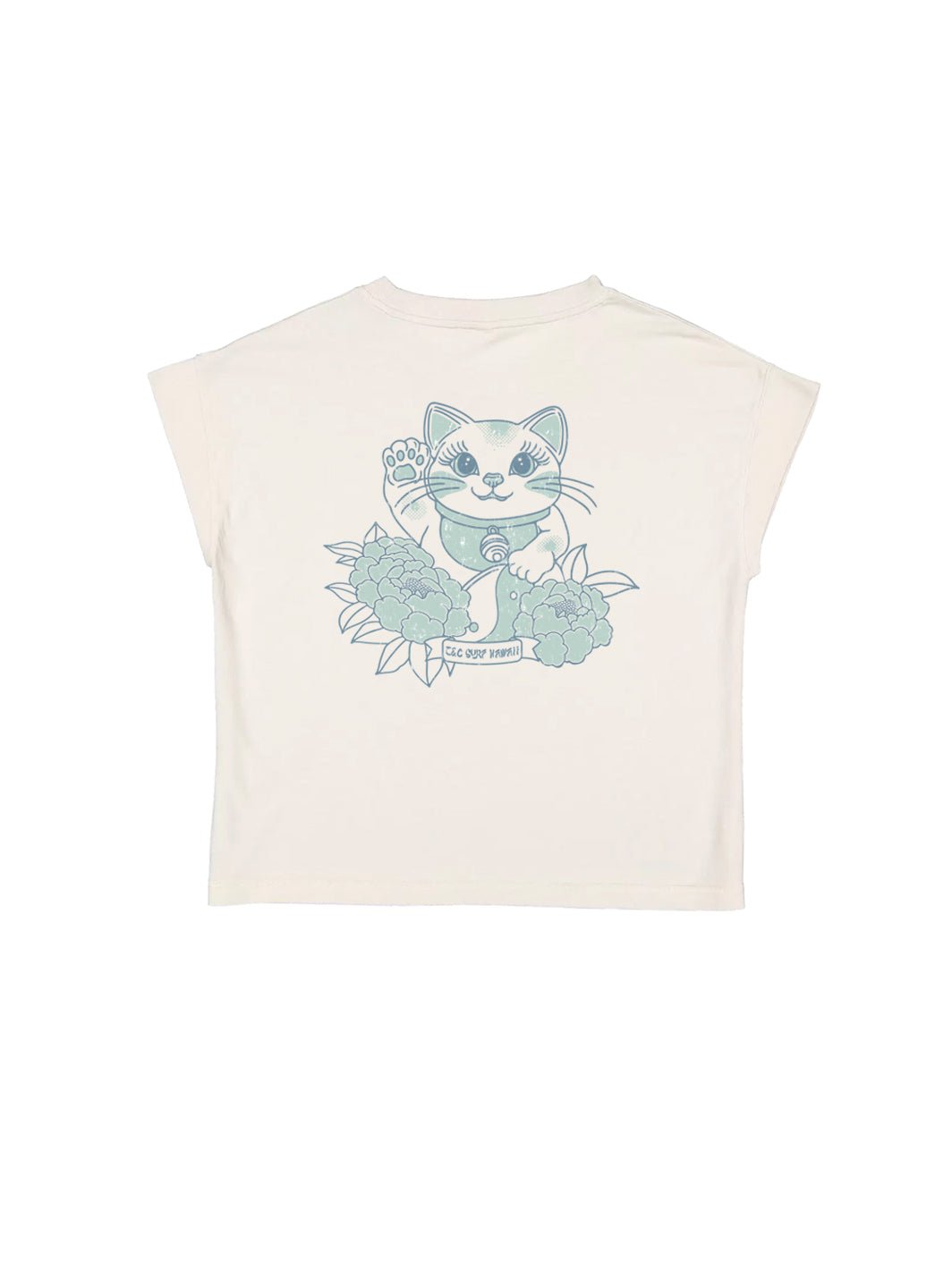 T&C Surf Lucky Cat Vintage Wash Tee - T&C Surf Designs