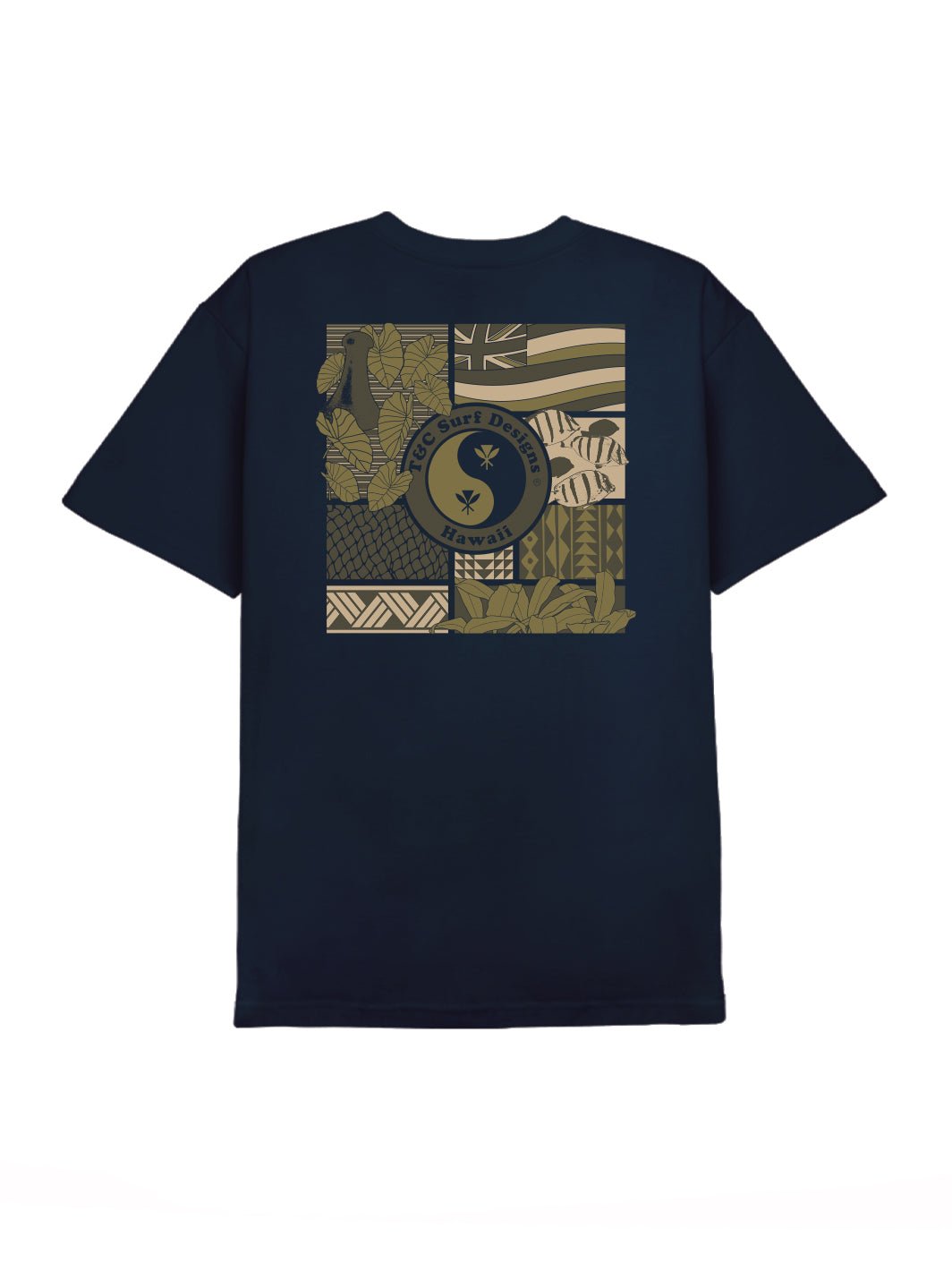 T&C Surf Designs Aina Rich Tee, Navy / S