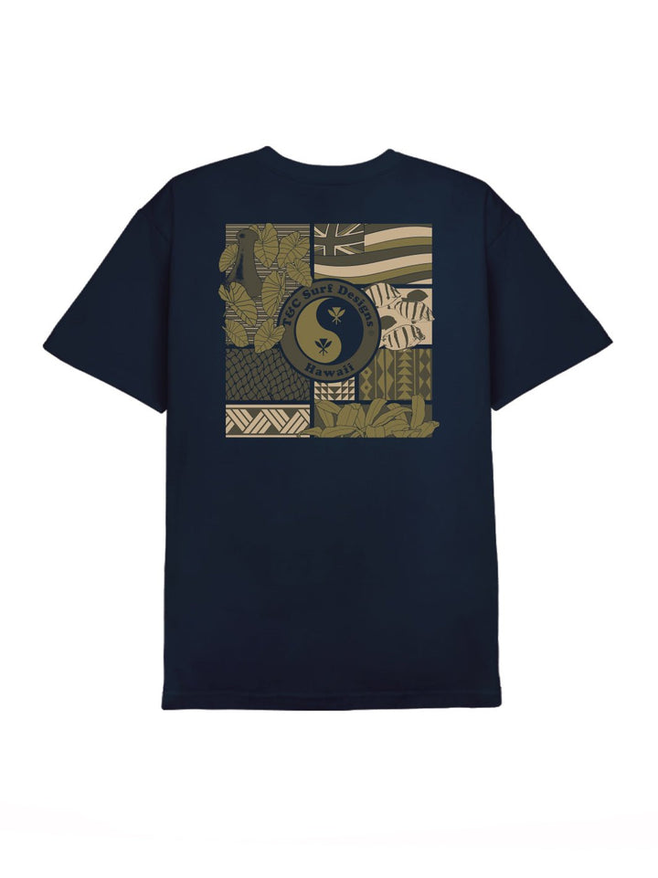 T&C Surf Designs Aina Rich Tee, Navy / S