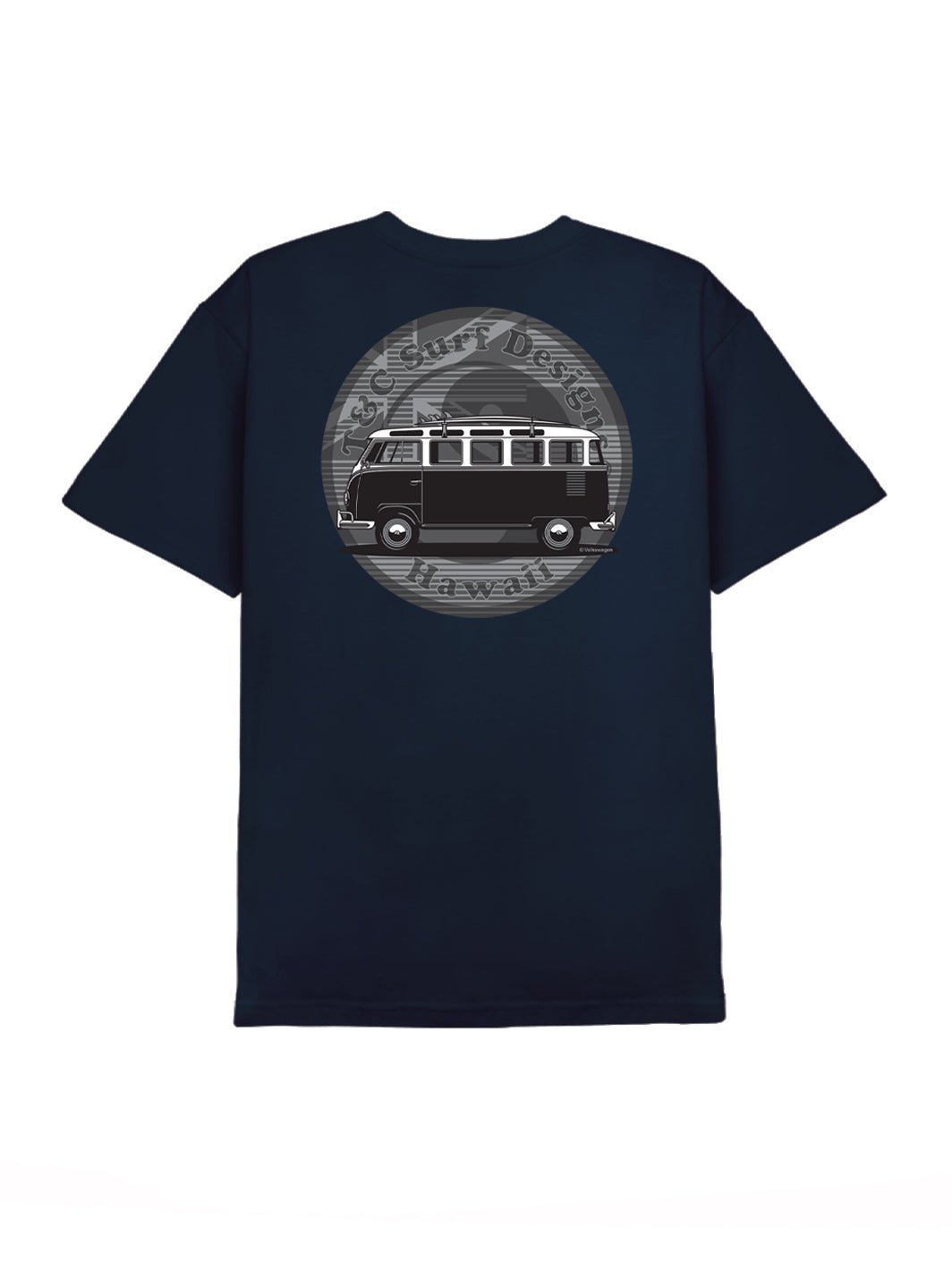 T&C Surf Designs T&C Surf Flag Line Bus Volkswagen Jersey Tee, Navy / S