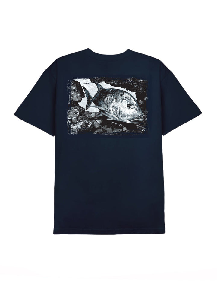 T&C Surf Designs Ulua Cave Tee, Navy / S