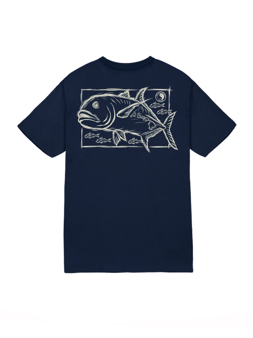 T&C Surf Designs Sketch Ulua 2 Jersey Tee, Navy / S