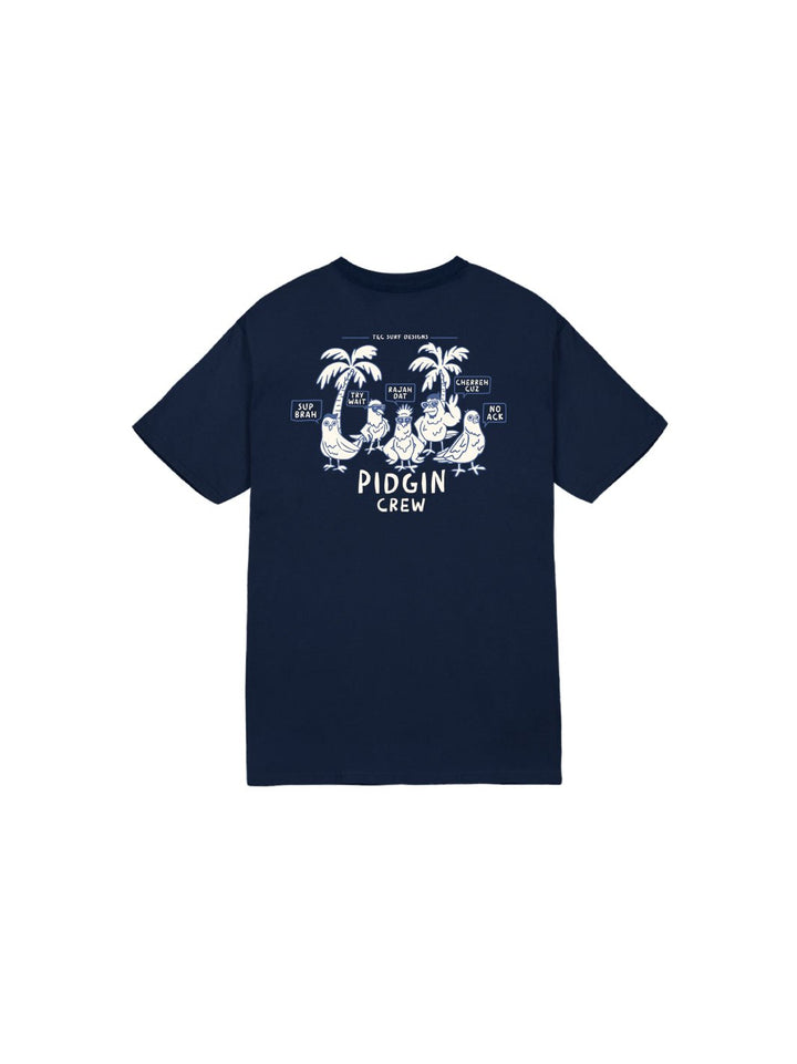 T&C Surf Designs Kids Pidgin Talk Tee, Navy / XS