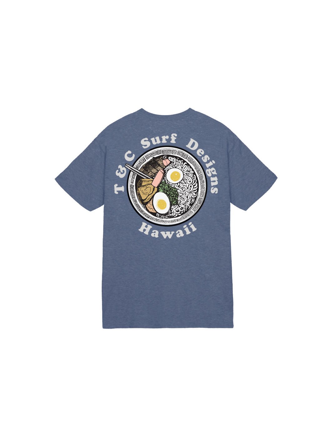 T&C Surf Designs Kids Shoyu Ramen Jersey Tee, Heather Navy / XS